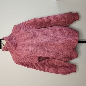 Old Navy dark pink oversized sweater size medium
